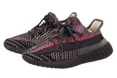 Adidas Yeezy multicolor knit and mesh fabric sneakers